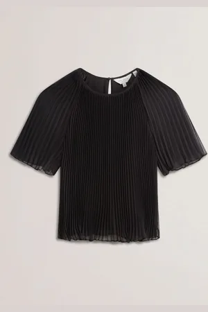 Ted Baker Agara-Pleated Short Sleeve Blouse38