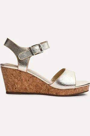 Linzi Sierra PU Cork Wedge Sandalseu41