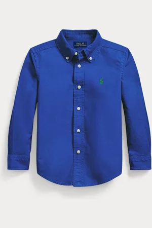 Ralph Lauren Boys Garment-Dyed 100% Cotton Oxford Shirt4 år (104cm)