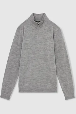 Reiss Blackhall Merino Wool Half Zip JumperXL
