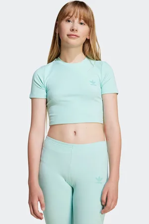 adidas Ribbed Crop T-Shirt134140cm
