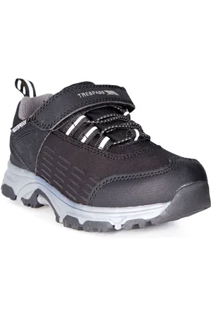 Trespass Kids Harrelson Low Cut Black Trainers