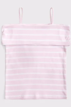 Abercrombie & Fitch Lyserød Drapey Off Shoulder Top122128cm