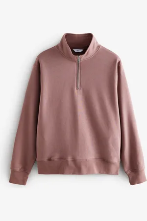 Next Jersey Cotton Rich Quarter Zip Sweatshirtmedium