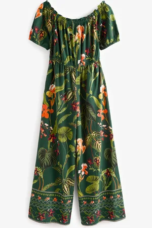 Next Off Shoulder Wide Leg 100% Cotton Jumpsuit38