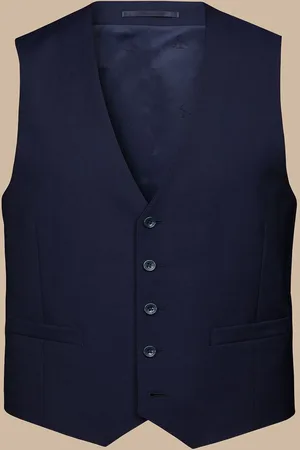 Charles Tyrwhitt Adjustable Fit Italian Luxury Waistcoat54 Regular (UK 44 R)