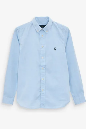 Ralph Lauren Drenge Oxford Logo 100% Bomuld Skjorter6 år (116cm)