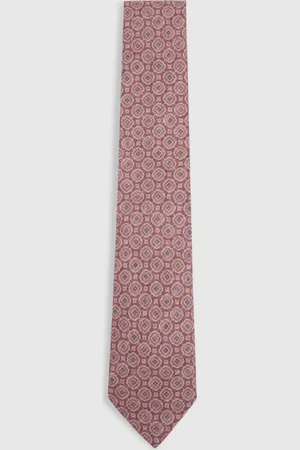 Reiss Noto Silk Floral Medallion TieEN