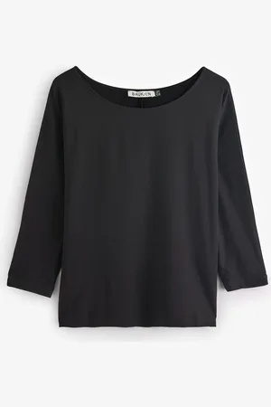 Baukjen Spenser Relaxed Boat Neck Sort Top36