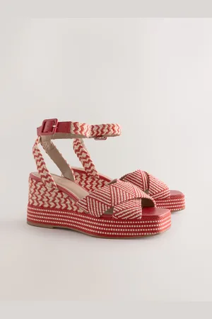 Next Forever Comfort Square Toe Platform Espadrille Kilehæleeu42