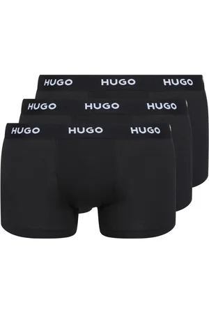 HUGO BOSS Logo-Waistband Stretch Cotton Trunks 3 PackXXL