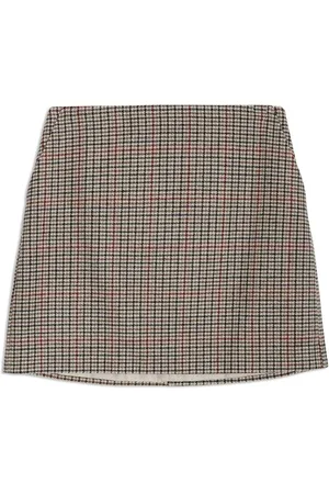 Albaray Check Mini Brown Skirt40