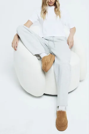 River Island Imiteret pels foret platform hjemmesko