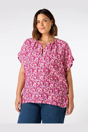 Live Unlimited London Floral Button Front Blouse42