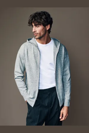 Next Regular Fit Knit Zip Up Hoodie with WoolXL