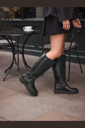 Next Forever Comfort Knee High Biker Boots