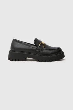 Schuh Youth BTS Lattice Black Loafers
