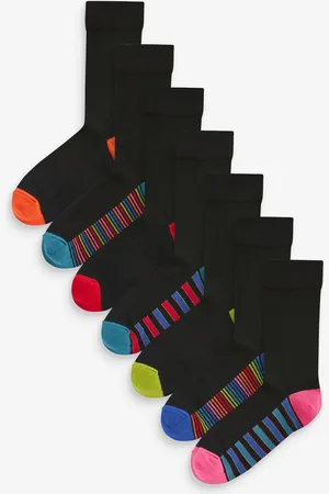 Next Mens Cotton Rich Black SocksUK 11.5 - 14