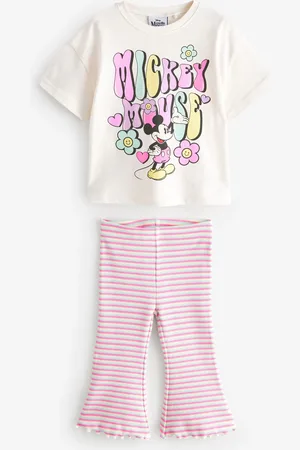 Next 100% Cotton Disney Minnie Mouse T-Shirt and Flare Leggings Set (3mths-7yrs)3 - 6 måneder (62 - 68cm)