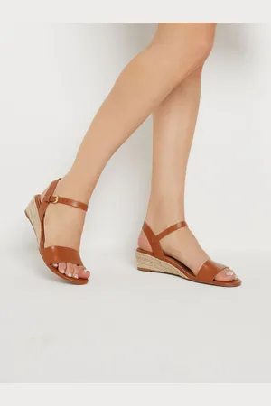 Long Tall Sally Mid Heel Rope Wedge Sandals11