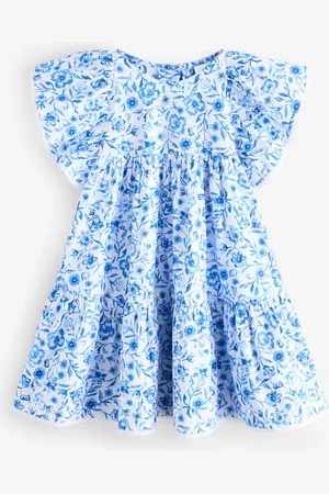 Next Printed 100% Cotton Ruffle Dress (3-16yrs)3 år (98cm)