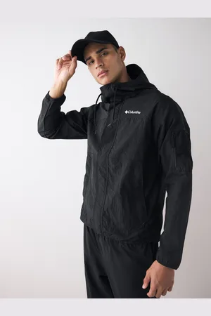 Columbia Challenger II Black Windbreakerxxlarge