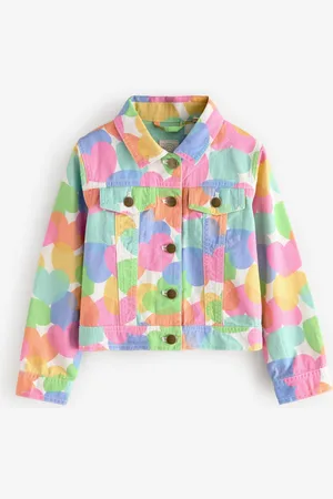 Little Bird Rainbow Confetti Heart Twill 100% Cotton Jacket146152cm