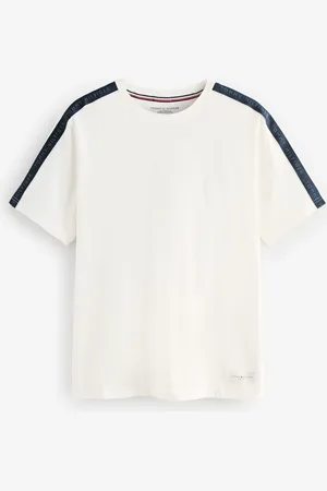 Tommy Hilfiger 100% Cotton Established Stripe Sleeve Lounge T-ShirtStor