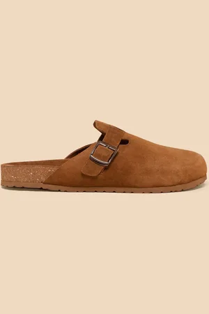 White Stuff Freddy Suede Slip-On Footbed Shoes