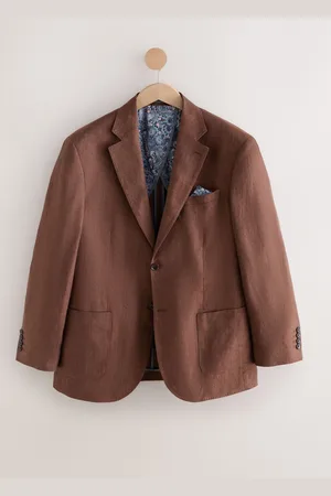 Next Signatur Leomaster Linned Blazer56 Kort (UK 46 S)