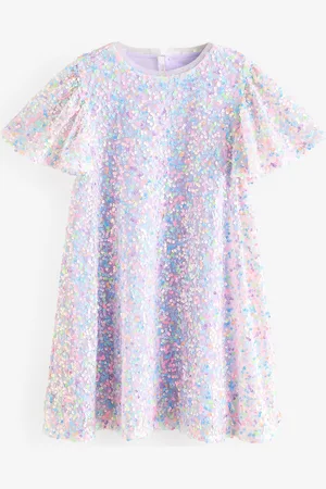 Next Angel Sleeve Sequin Party Dress (3-16yrs)5 år (110cm)