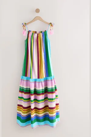 Next Strappy Drop Waist Tiered Maxikjole44