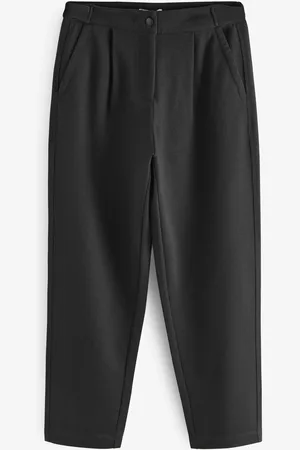 Next Premium Ponte Barrel Leg Trousers With Wool36 R