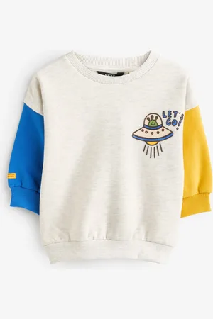 Next Crew Neck 100% Cotton Sweatshirt (3mths-7yrs)5 - 6 år (110 - 116cm)