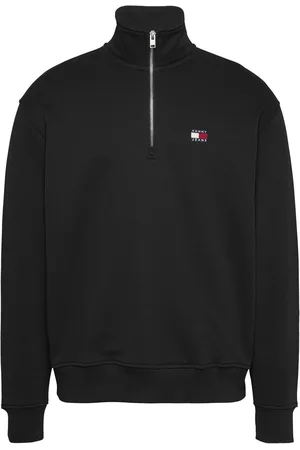 Tommy Hilfiger Emblem 1/4 Sweatshirt med lynlås 100% bomuldS