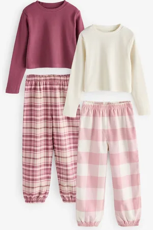 Next Check Woven 100% Cotton Bottom Pyjamas 2 Pack (3-16yrs)11 år (146cm)