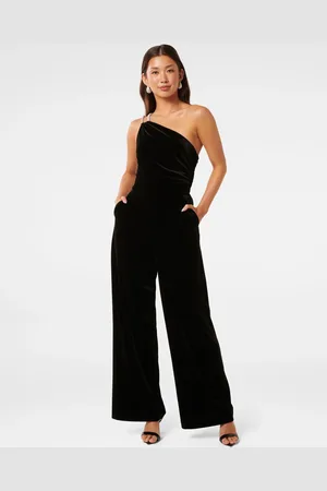 Forever New Costanza Diamante Velvet Buksedragt42