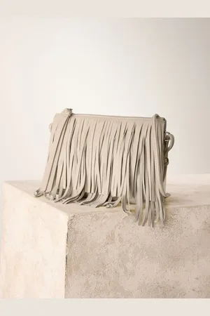 Next Leather Fringe Cross-Body Bagen