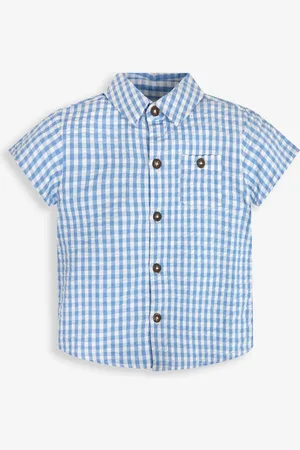 JoJo Maman Bébé Kortærmet Ternet Shirt3 - 4 år (98 - 104cm)