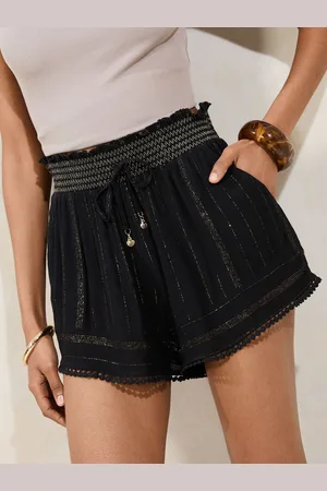 Lipsy London Beach Shorts with Pom Trimlarge
