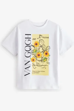 Next Oversized Van Gogh Artist License 100% Cotton T-Shirt (3-16yrs)13 år (158cm)