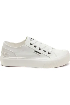Rocket Dog Red Jazzin Plus Skirball Cotton Trainers