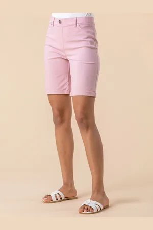 Roman Turned Hem Stretch Shorts38