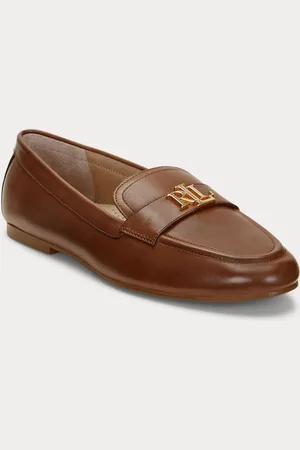 Ralph Lauren Averi III Burnished Leather Loafers