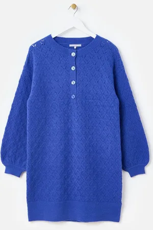 Oliver Bonas Pointelle Knitted Jumper Dress34