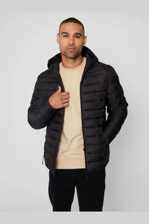 Threadbare Matte Finish Padded Showerproof Hooded JacketM