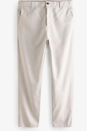 Next Slim fit Premium Linen Drawstring Trousers34B x 31L (UK 34 R)