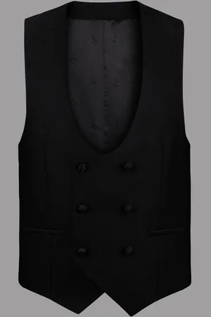 Charles Tyrwhitt Justerbar Fit Dinner Jakkesæt Dobbeltradet Vest46r