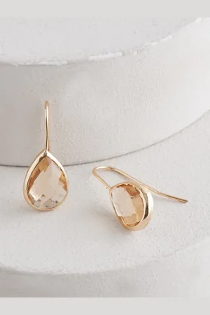Next Teardrop Blå Stone øreringeEn