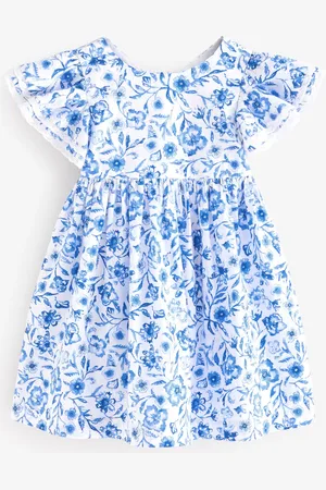 Next Angel Sleeve 100% Cotton Dress (3mths-8yrs)12 - 18 måneder (80 - 86cm)